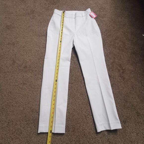 Women's SPANX On-the-Go Ankle Slim Straight Pant | Color: White | Sz: S - Picture 12 of 15